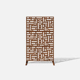 corten blocks privacy screen set