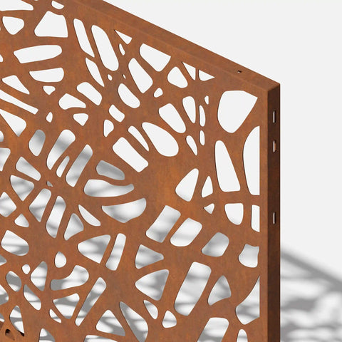 corten web privacy screen set