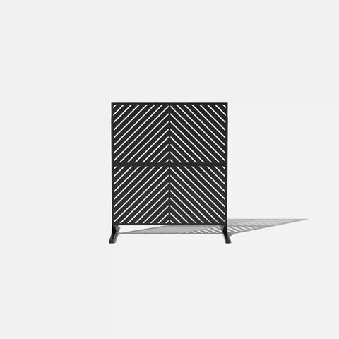 corten arrow privacy screen set