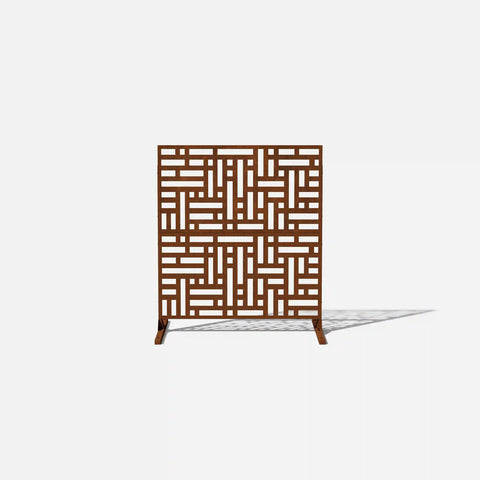 blocks privacy screen set