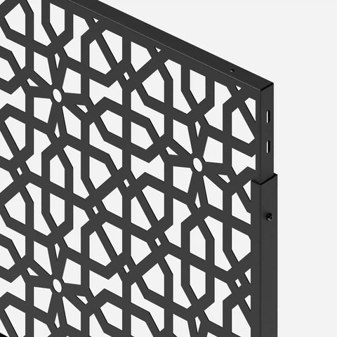 corten parilla privacy screen set