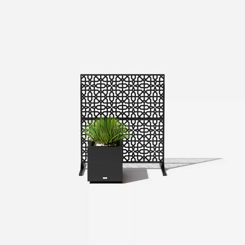 corten parilla privacy screen set