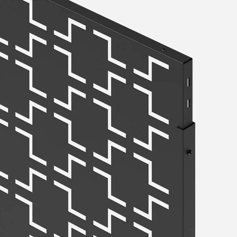 corten quadra privacy screen set