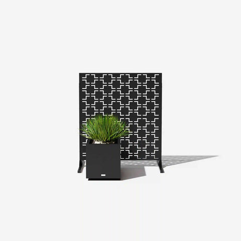 corten quadra privacy screen set