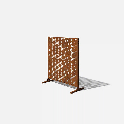 corten quadra privacy screen set