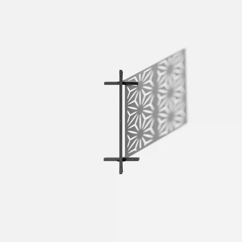corten star privacy screen set