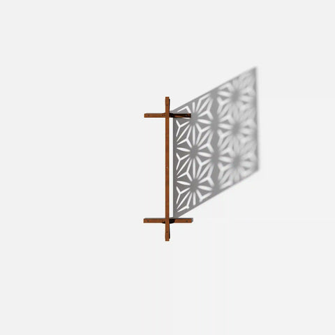 corten star privacy screen set