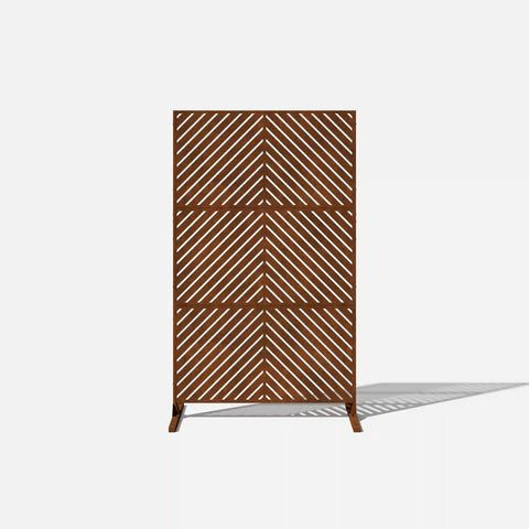 corten arrow privacy screen set