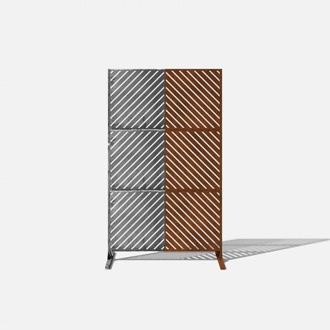 corten arrow privacy screen set