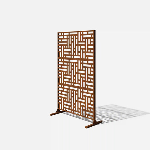 blocks privacy screen set