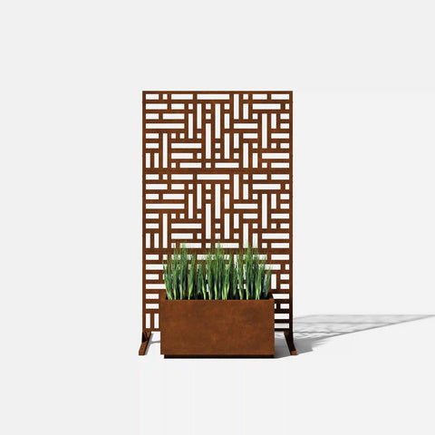 blocks privacy screen set