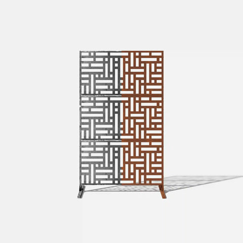 blocks privacy screen set