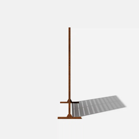 corten linear privacy screen set