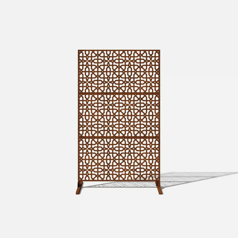 corten parilla privacy screen set