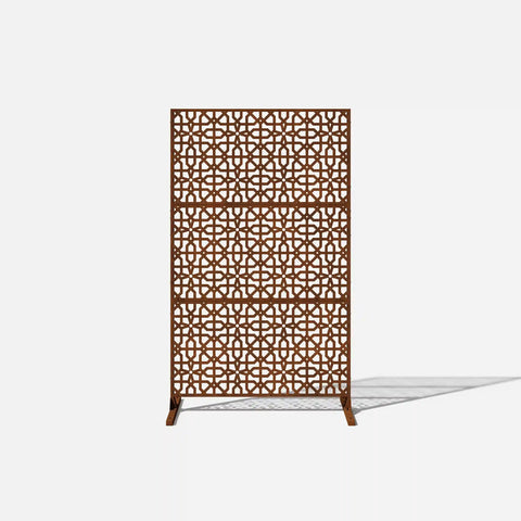 corten parilla privacy screen set