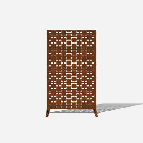 corten quadra privacy screen set