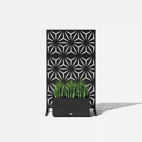 corten star privacy screen set
