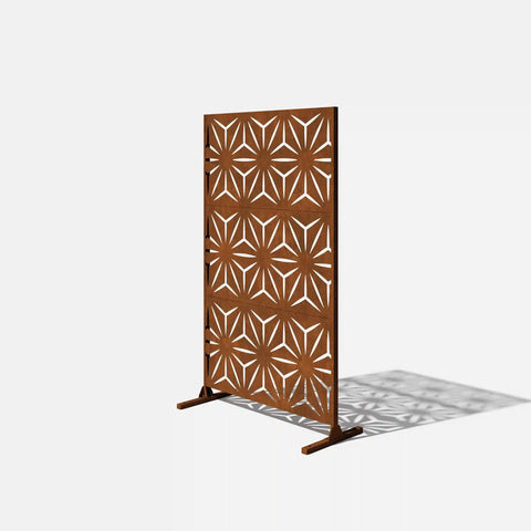 corten star privacy screen set