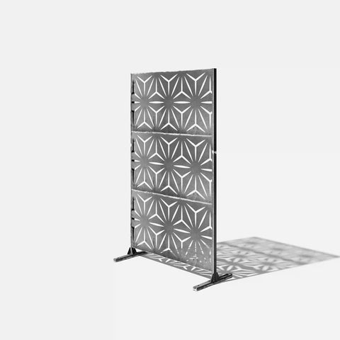 corten star privacy screen set