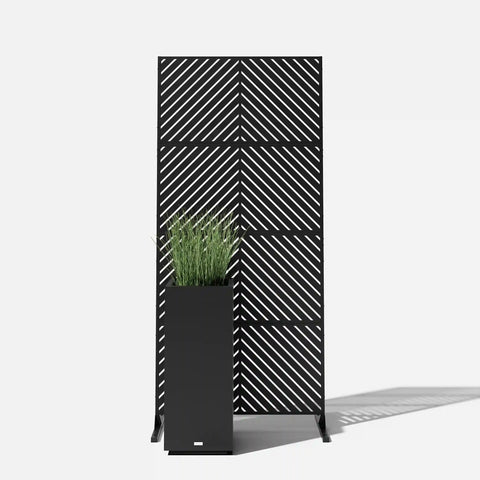 corten arrow privacy screen set
