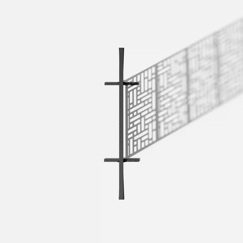 corten blocks privacy screen set