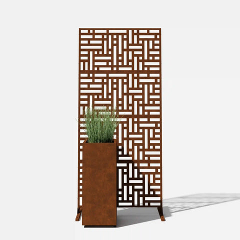 blocks privacy screen set