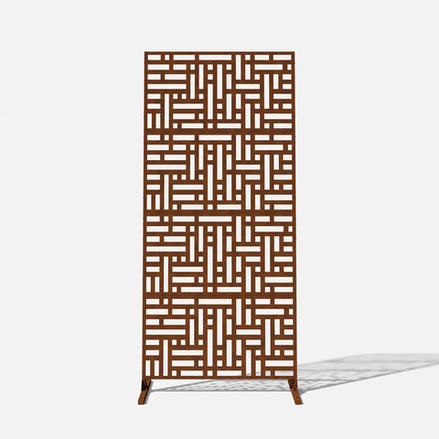 blocks privacy screen set