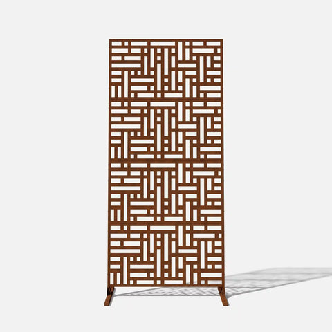 blocks privacy screen set