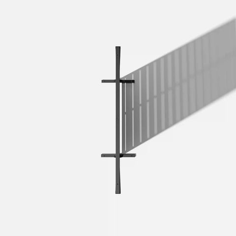 corten linear privacy screen set