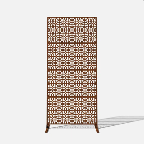 corten parilla privacy screen set