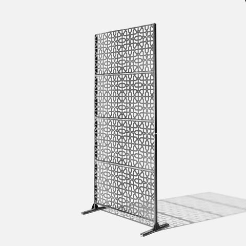 corten parilla privacy screen set