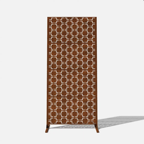 corten quadra privacy screen set