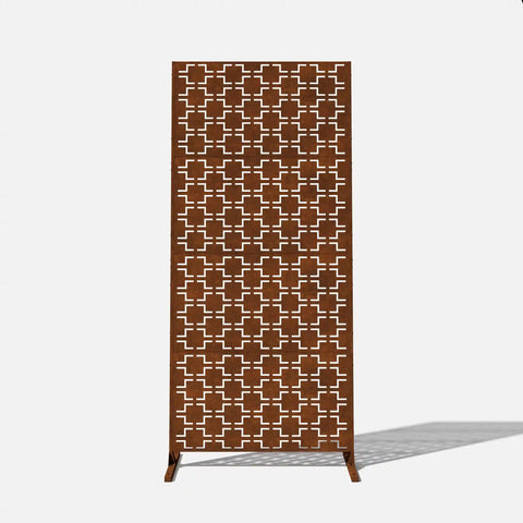 corten quadra privacy screen set