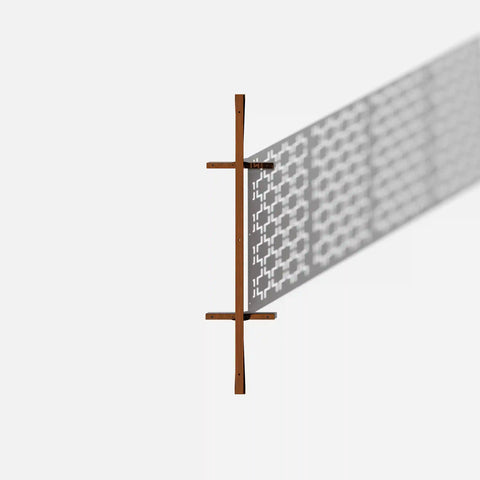 corten quadra privacy screen set