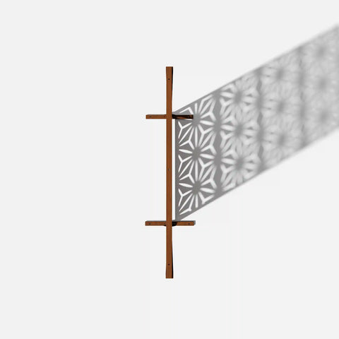 corten star privacy screen set