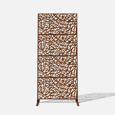 corten web privacy screen set
