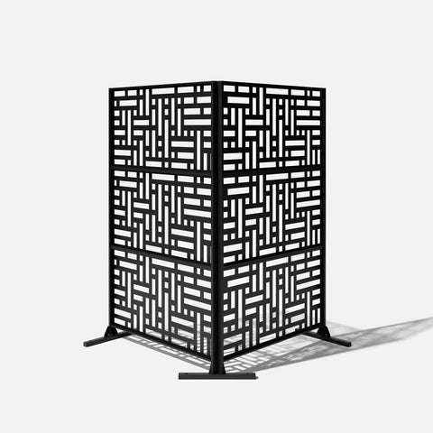 blocks privacy screen set