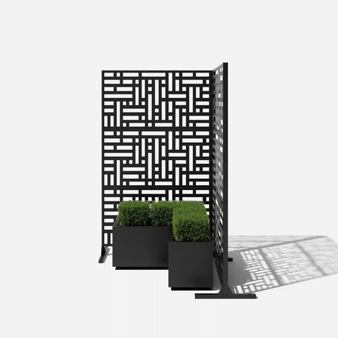 blocks privacy screen set