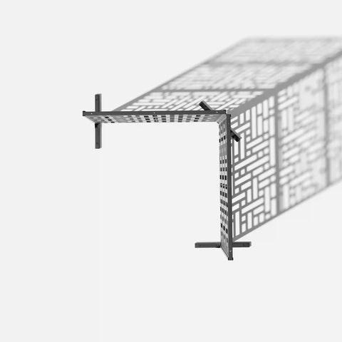 blocks privacy screen set