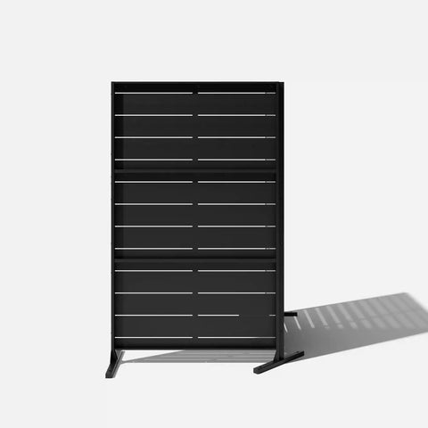 corten linear privacy screen set