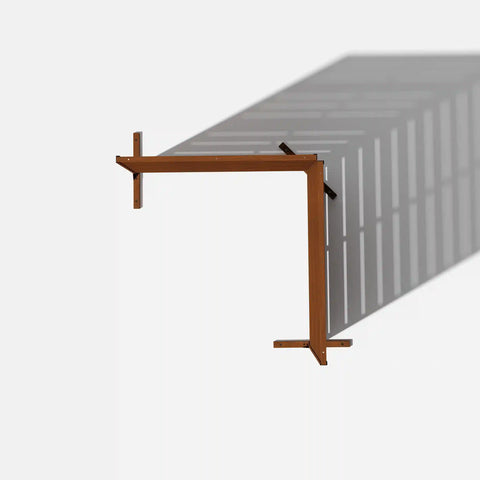 corten linear privacy screen set