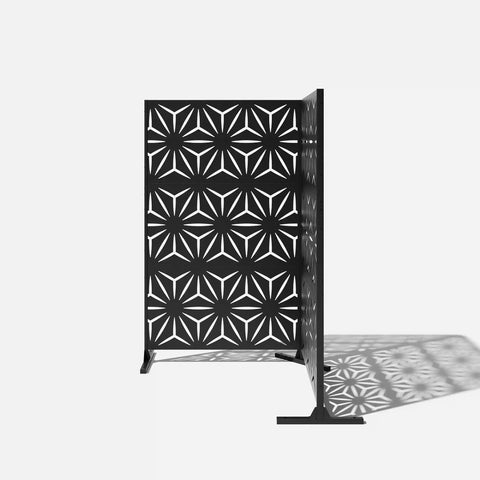 corten star privacy screen set