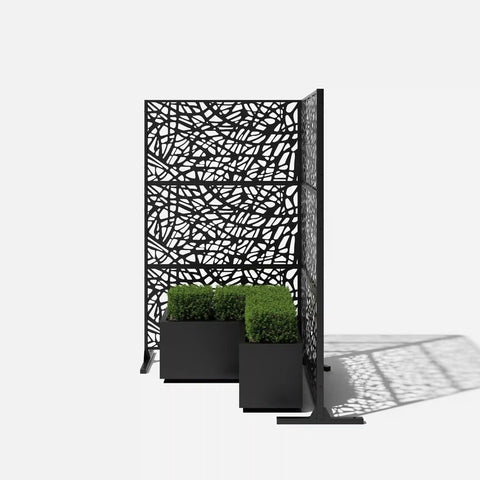 corten web privacy screen set