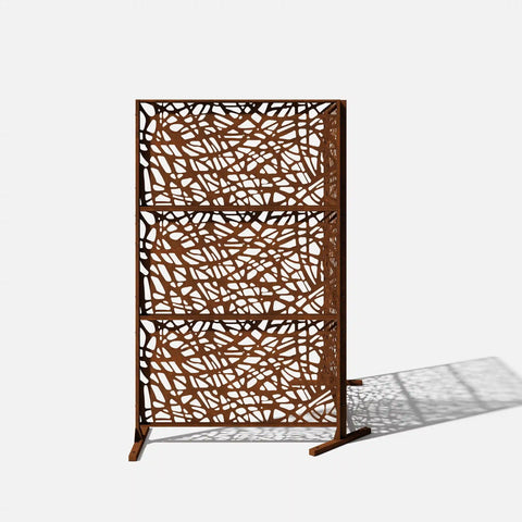 corten web privacy screen set