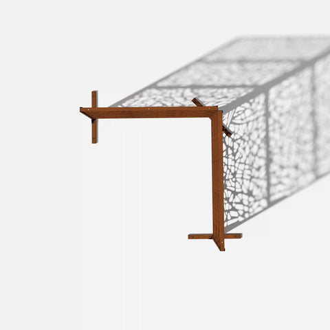 corten web privacy screen set