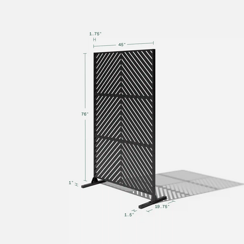 corten arrow privacy screen set