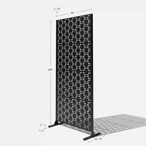 corten quadra privacy screen set