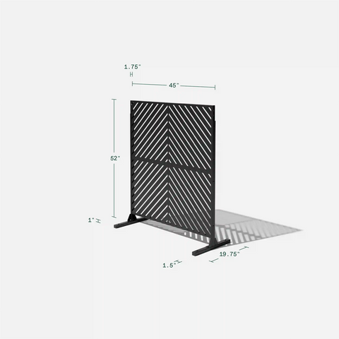 corten arrow privacy screen set