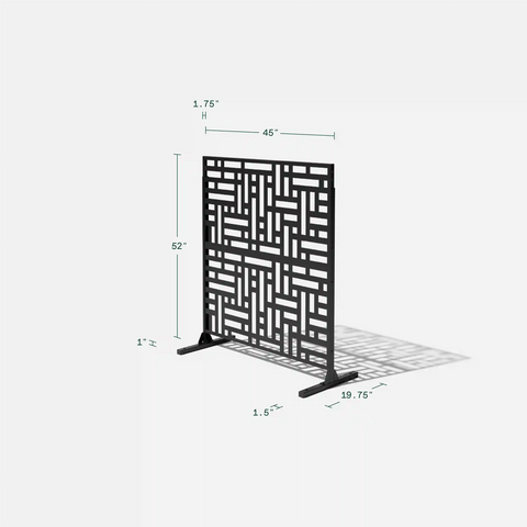 blocks privacy screen set