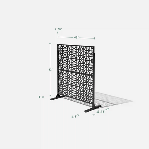 corten parilla privacy screen set